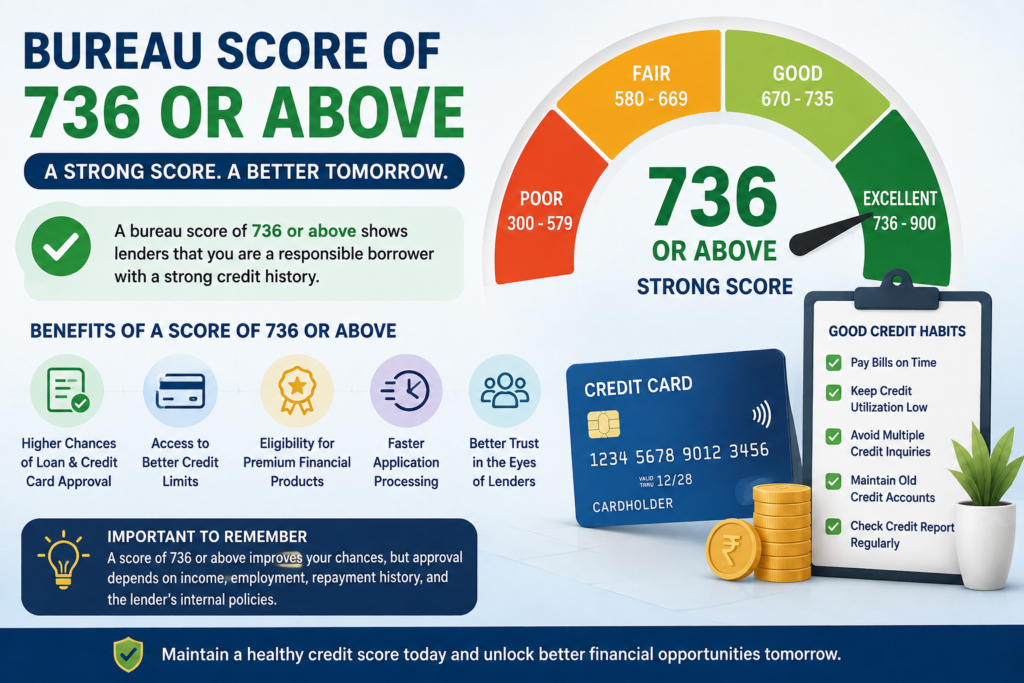 Bureau Score of 736 or Above – Credit Card Eligibility Guide